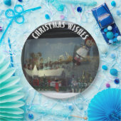 Kerstman Noordpool Kerstmis Papieren Bordje (Feest)