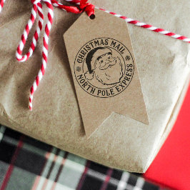 Kerstman Noordpool Levering Kerstmis Zelfinktende Stempel