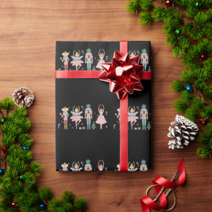 Kerstman Notenkraker Ballet Lieve Feestdagen Cadeaupapier