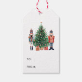 Kerstman Notenkraker Cadeaulabel (Voorkant)