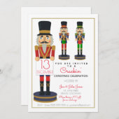 Kerstman notenkraker kerst fundraiser PTO kerk Kaart (Voorkant / Achterkant)