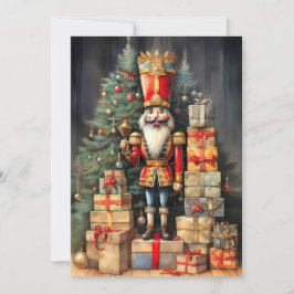 Kerstman Notenkraker Kerstmis Klassiek Feestdagenkaart
