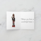 Kerstman Notenkraker Koning Persoonlijk Kaart (Binnen)