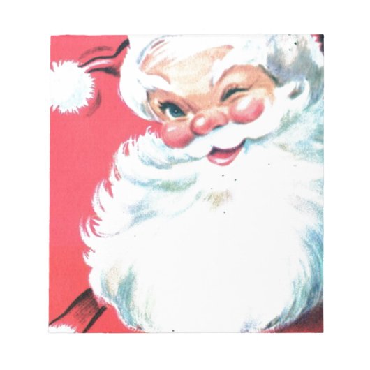 kerstman notitieblok (Voorkant)