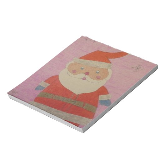  kerstman notitieblok (Linkerzijde)