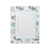 Kerstman Notitieblok (Linkerzijde)