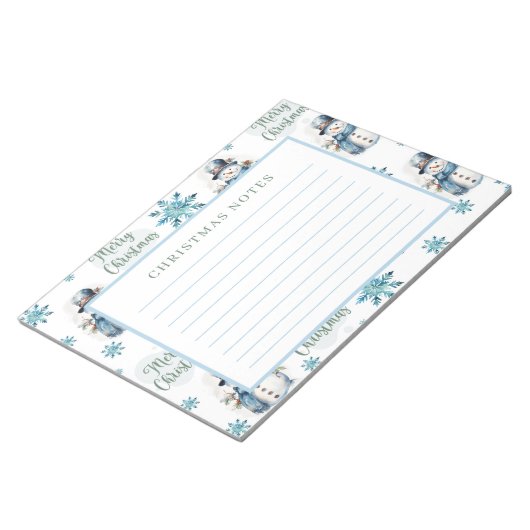 Kerstman Notitieblok (Schuin)