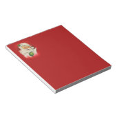  kerstman notitieblok (Schuin)