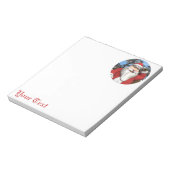 Kerstman Notitieblok (Linkerzijde)