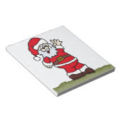 kerstman notitieblok (Schuin)