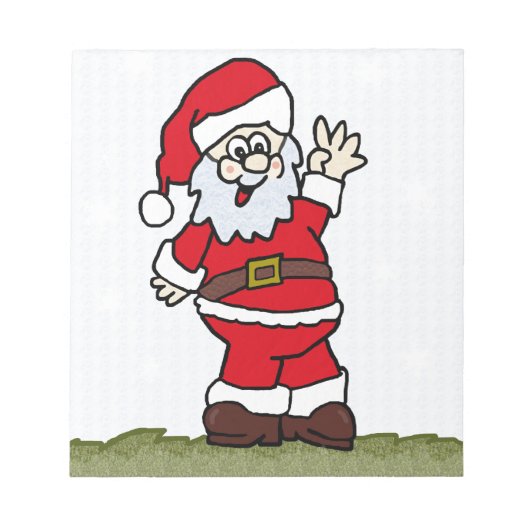 kerstman notitieblok (Voorkant)