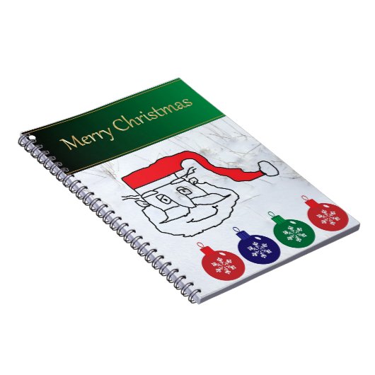 kerstman notitieboek (Rechterzijde)