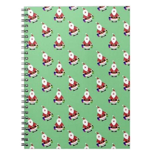 kerstman notitieboek (Voorkant)