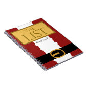 Kerstman Notitieboek (Rechterzijde)