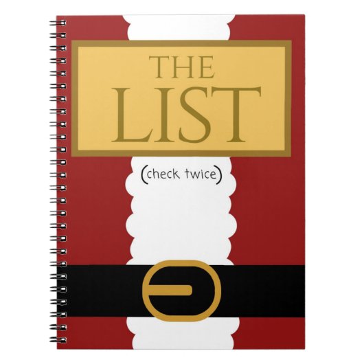 Kerstman Notitieboek (Voorkant)