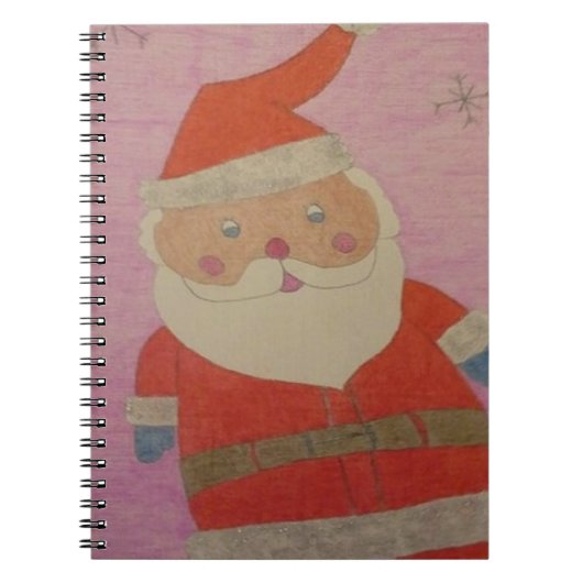 kerstman notitieboek (Voorkant)