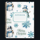 Kerstman Notitieboek<br><div class="desc">Christmas Snowman Notitieboek</div>