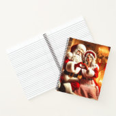 kerstman notitieboek (Binnen)