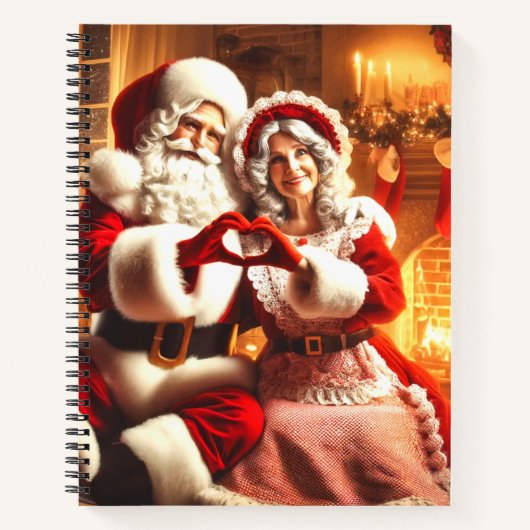 kerstman notitieboek (Voorkant)