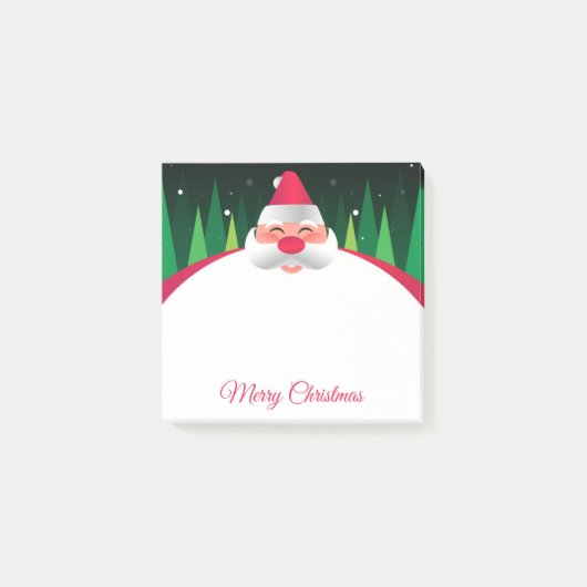 Kerstman Notities Post-it® Notes (Voorkant)