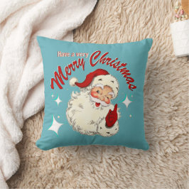 Kerstman Nr 4 Prettig Kerstfeest Kussen
