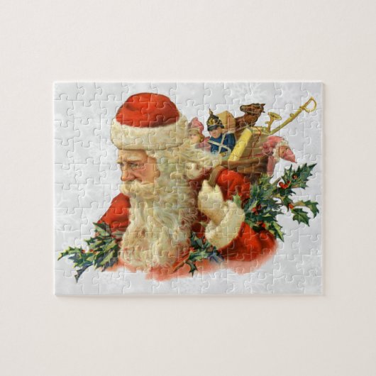 Kerstman of St Nick Legpuzzel (Horizontaal)