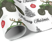 Kerstman Off-Road Inpakpapier (Rol Hoek)