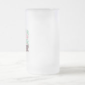 Kerstman, officiële kooktester matglas bierpul (Center)