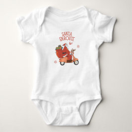Kerstman onderweg  romper