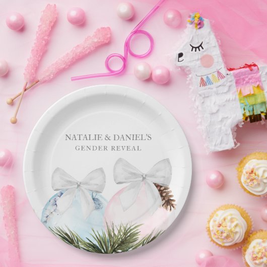 Kerstman onthullen Baby shower Bord (Feest)