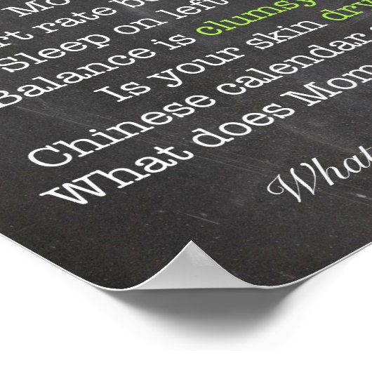 Kerstman onthullen Poster van oude vrouwen (Hoek)