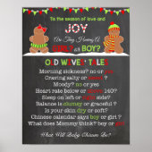 Kerstman onthullen Poster van oude vrouwen (Voorkant)