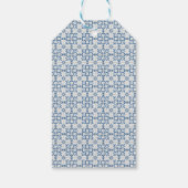 Kerstman ontmoet de Portugese Haan Cadeaulabel (Achterkant)