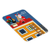 Kerstman ontmoet de Portugese Haan Magneet (Rechterzijde)