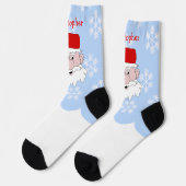 Kerstman Ontwerp Kerstmis Sokken (Links)