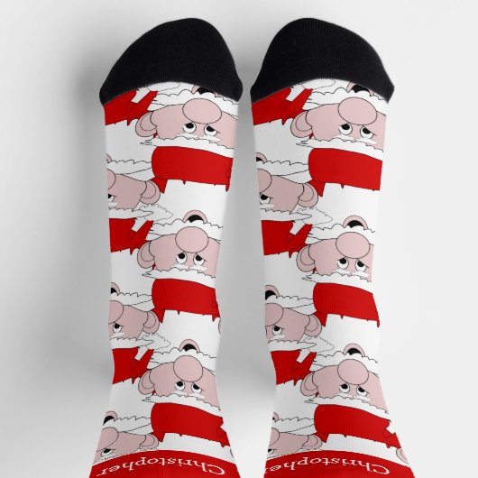 Kerstman Ontwerp Kerstmis Sokken (Top)