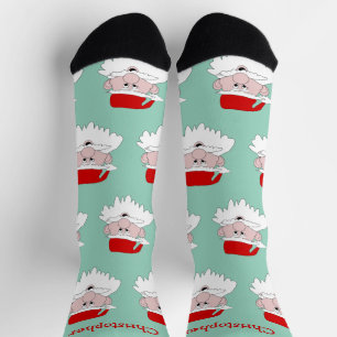 Kerstman Ontwerp Kerstmis Sokken