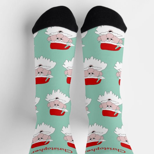 Kerstman Ontwerp Kerstmis Sokken (Top)