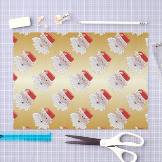 Kerstman Ontwerp Kerstmis Tissuepapier (Craft)