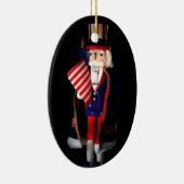 Kerstman Oom Sam Keramisch Ornament (Rechts)