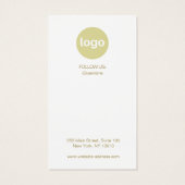 Kerstman Oorbel Logo Display Kaart (Achterkant)