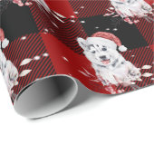 Kerstman op Buffalo Play Cadeaupapier (Rol Hoek)