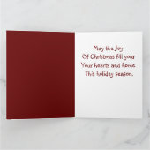 Kerstman op Dak Kaart (Binnen)