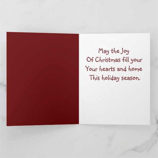 Kerstman op Dak Kaart (Binnen)