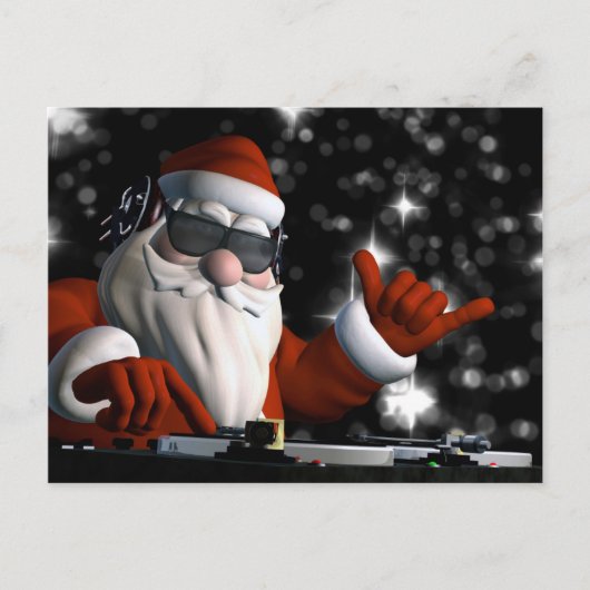 Kerstman op de Algemene Vergadering van DA Feestdagenkaart (Voorkant)