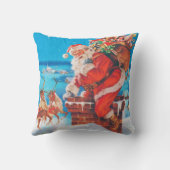 Kerstman op de avond voor Kerstmis Kussen (Achterkant)