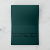 Kerstman op een kaart van motorfietsKerstmis (Binnen)