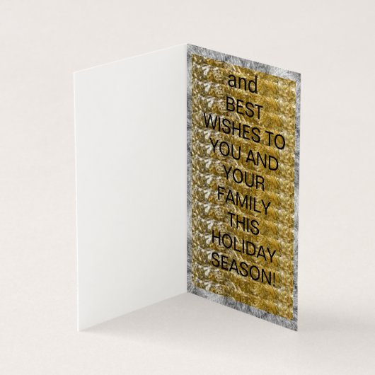 Kerstman op een motorfiets Kerst Kaart (Binnen)