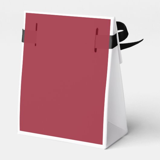 Kerstman op een motorfiets kerstcadeau doos bedankdoosjes (Achterkant)