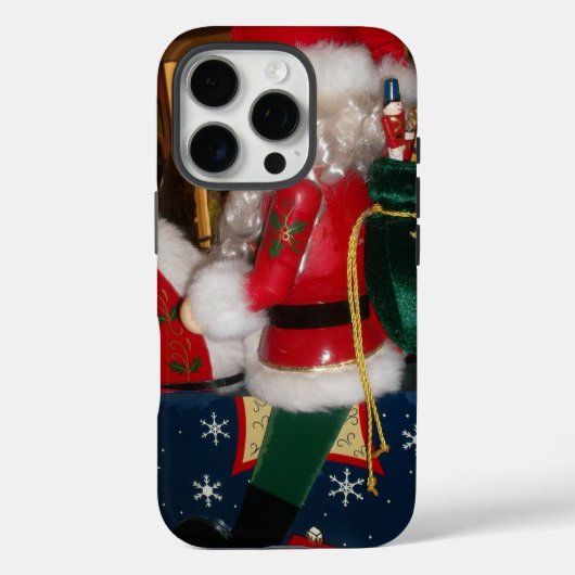 Kerstman op een paard met Snow Art Print Case-Mate iPhone Case (Achterkant)